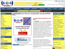 Tablet Screenshot of cybermidi.com